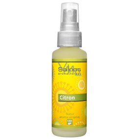Saloos Natur Aroma Airspray Lemon bytový sprej při duševní námaze, povzbuzuje mozek k vyšší aktivitě 50 ml
