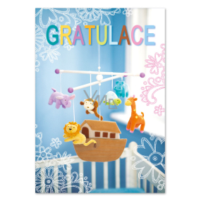 Ditipo Hrací přání k narození dítěte Gratulace Ho Ho Watanay Pavel Žalman Lohonka 224 x 157 mm