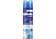 Gillette Series 3x Sensitive Cool gel na holení pro muže 200 ml
