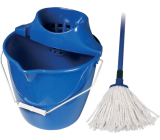 Spokar Úklidová souprava Cotton kbelík, ždímač, mop Modrá 1 sada