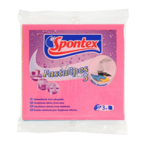 Spontex 3 Fast Wipes Rychloutěrka univerzální silná netkaná utěrka 3 kusy