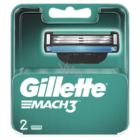 Gillette Mach3 náhradní hlavice 2 kusy, pro muže