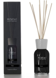 Millefiori Milano Natural Nero - Černá Difuzér 250 ml + 8 stébel v délce 30 cm do středně velkých prostor vydrží minimálně 3 měsíce