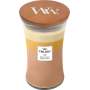 WoodWick Trilogy Golden Treats - Zlaté lahůdky vonná svíčka s dřevěným knotem a víčkem sklo velká 609 g