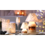 Yankee Candle Holiday Party stínítko malé 8 x 9 cm + talíř malý 9 x 9 cm na svíčku malou Classic