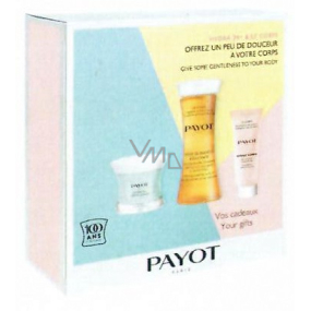 Payot Hydra 24+ Glacée denní pleťový krém 50 ml + Hydra 24 Corps tělové mléko 25 ml + Huile de Douche Relaxante relaxační sprchový olej 125 ml, kosmetická sada