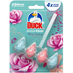 Duck Active Clean Floral Fantasy WC závěsný čistič s vůní 38,6 g