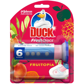 Duck Fresh Discs Fruitopia WC gel pro hygienickou čistotu a svěžest Vaší toalety 36 ml