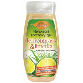Bione Cosmetics Lemongrass & Limetka relaxační sprchový gel pro všechny typy pokožky 250 ml
