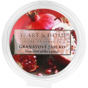 Heart & Home Granátové jablko Sojový přírodní vonný vosk 26 g
