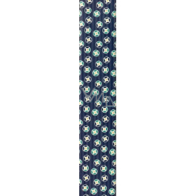 Ditipo Dárkový balicí papír 70 x 200 cm Modrý s kolečky