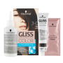 Schwarzkopf Gliss Color barva na vlasy 3-0 Hnědý 2 x 60 ml
