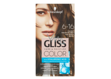 Schwarzkopf Gliss Color barva na vlasy 6-16 Chladný perleťový hnědý 2 x 60 ml