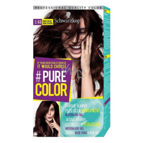 Schwarzkopf Pure Color Washout barva na vlasy 3.68 Tmavá třešeň 60 ml