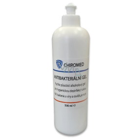 Chiromed Antibakteriální gel ničí bakterie a viry a osvěžuje ruce 500 ml