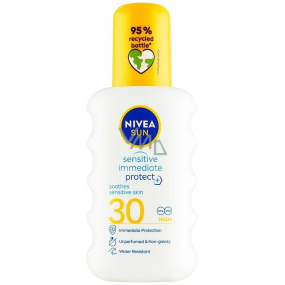 Nivea Sun Sensitive OF 30 sprej na opalování 200 ml