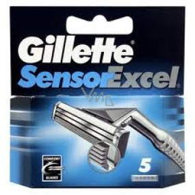 Gillette Sensor Excel náhradní hlavice pro muže 5 kusů