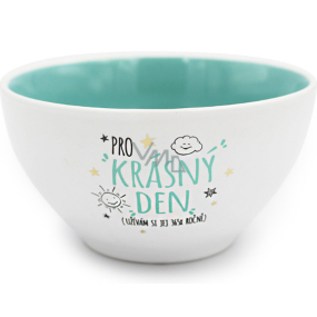 Nekupto Dárkové centrum Keramická miska Pro krásný den 13 x 6,5 cm