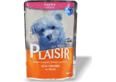 Plaisir Dog s kuřecím kompletní krmivo pro štěňata 100 g