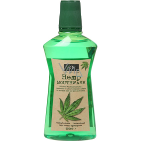 Xoc Hemp Mouthwash ústní voda s konopným extraktem 500 ml