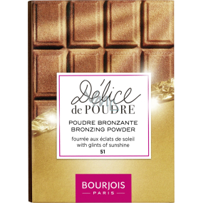 Bourjois Delice de Poudre Bronzing Powder rozjasňující paletka 51 Light-median Complexions 16,5 g