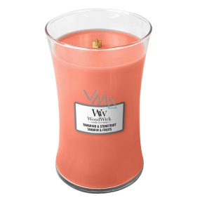 WoodWick Tamarind & Stonefruit - Tamarind a peckovice vonná svíčka s dřevěným knotem a víčkem sklo velká 609 g