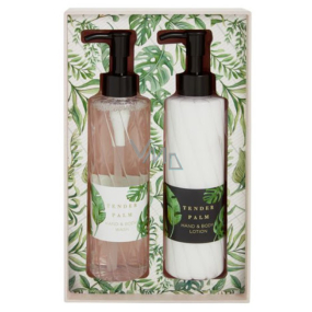 Heathcote & Ivory Tender Palm mycí gel 200 ml + tělové mléko 200 ml, kosmetická sada
