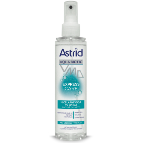 Astrid Aqua Biotic Express Care micelární voda ve spreji pro všechny typy pleti 200 ml