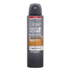 Dove Men + Care Elements Talc Mineral + Sandalwood antiperspirant deodorant sprej s 48hodinovým účinkem pro muže 150 ml