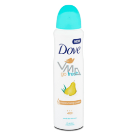 Dove Go Fresh Hruška a Aloe Vera antiperspirant deodorant sprej s 48hodinovým účinkem pro ženy 150 ml