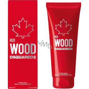 Dsquared2 Red Wood sprchový gel pro ženy 200 ml