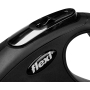 Flexi New Classic Original páskové samonavíjecí vodítko pro psy do 15 kg, černé, S Small, délka 5 m