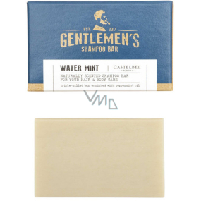 Castelbel Gentlemens Vodní máta 2v1 tuhý šampon na vlasy a tělo pro muže 35 g