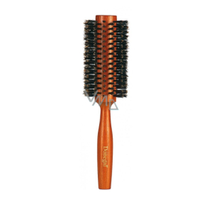 Donegal Nature Gif Eco Kartáč na vlasy dřevěný přírodní štětiny 22,6 cm, průměr 6,2 cm