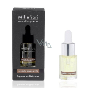 Millefiori Milano Natural Sandalo Bergamotto - Santálové dřevo a Bergamot Aroma olej 15 ml