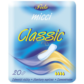 Micci Classic intimní vložky bez křidélek 20 kusů
