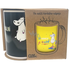 Albi Měnící hrnek Být normální je nuda 310 ml