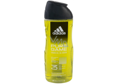 Adidas Pure Game 3v1 sprchový gel na tělo, tvář a vlasy pro muže 400 ml
