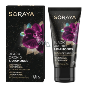 Soraya Black Orchid Černá orchidej + Diamantový prášek vyživující krém - maska 50 ml