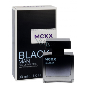 Mexx Black Man toaletní voda pro muže 30 ml