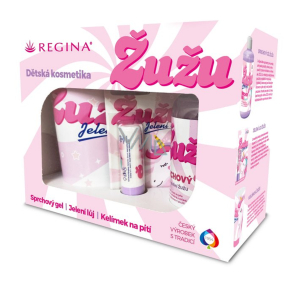 Regina Žužu sprchový gel pro děti 250 ml + jelení lůj 4,5 g + kelímek 500 ml, dárková sada