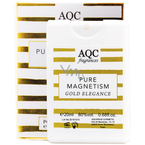 AQC Fragrances Pure Magnetism Gold Elegance toaletní voda pro ženy 20 ml