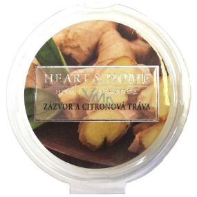 Heart & Home Zázvor a Citronová tráva Sojový přírodní vonný vosk 26 g