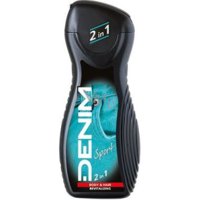 Denim Sport 2v1 sprchový gel a šampon pro muže 250 ml