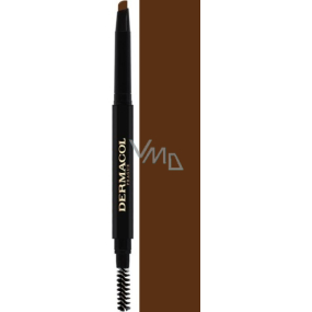 Dermacol Eyebrow Perfector Automatic tužka na obočí s kartáčkem 02 3 g