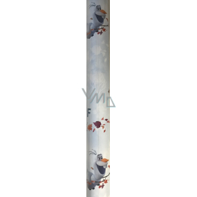 Ditipo Dárkový balicí papír 70 x 200 cm Vánoční Disney Olaf bílý