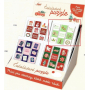 Nekupto Čokoládové puzzle vánoční Stromeček 11 x 11,5 x 0,7 cm, 9 x 5 g