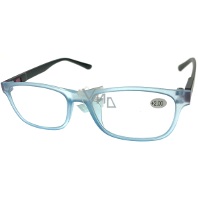Berkeley Čtecí dioptrické brýle +2,0 plast světle modré, černé postranice 1 kus MC2184