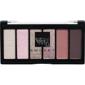 Gabriella Salvete Palette 6 Shades paleta očních stínů Smokey Romantic 6 stínů