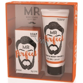 Somerset Toiletry Pan Dokonalý toaletní mýdlo 150 g + mycí gel na tělo a vlasy 100 ml, kosmetická sada pro muže